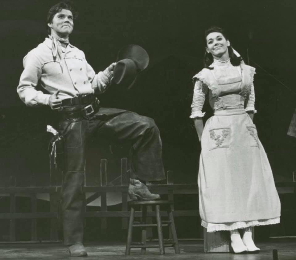 John in the revival of Oklahoma!, 1965 at the New York City Center on Broadway